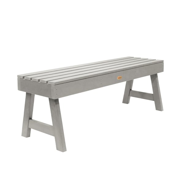 Highwood Usa 4ft Weatherly Picnic Bench Outdoor Furniture for Patio, Backyard, Garden AD-BENN4-HGR - main